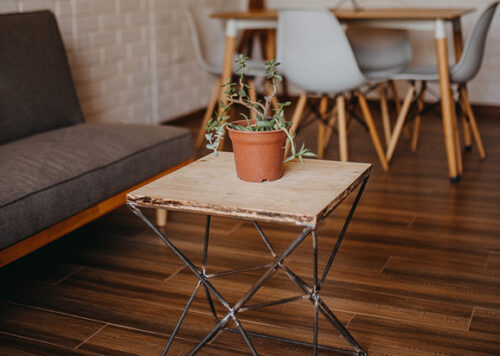 mesa de centro madera ecológica