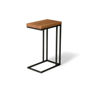 mesa lateral madera clara